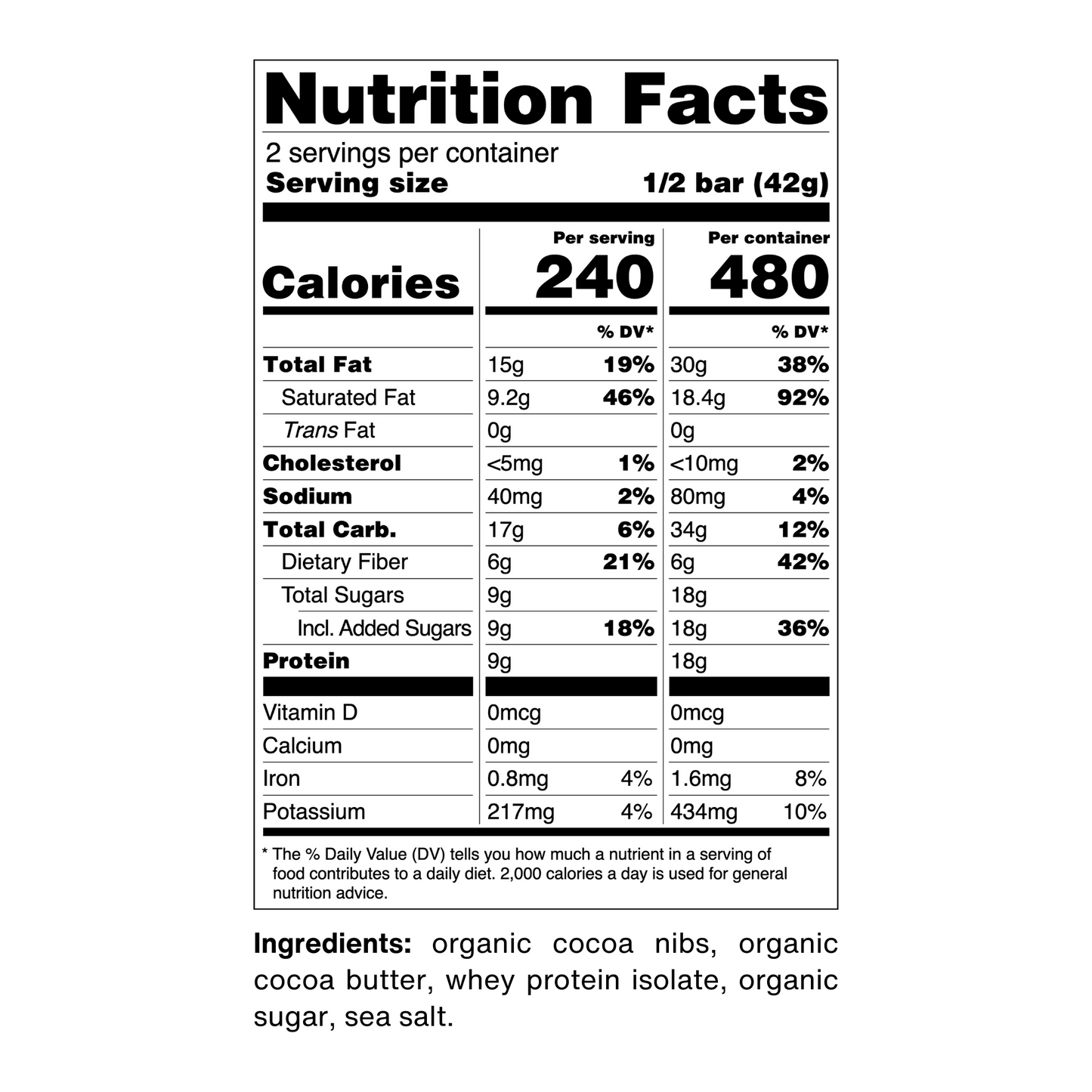 6-PACKS High Protein Chocolate Bars